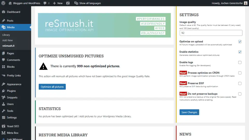 Лучшие плагины WordPress для оптимизации изображении в 2026 году