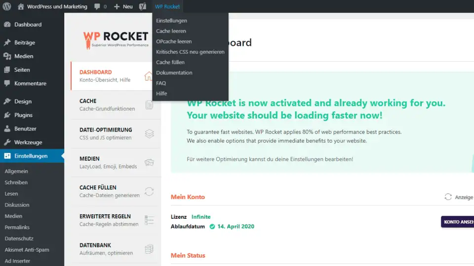 Руководство по WP Rocket в 2026 году